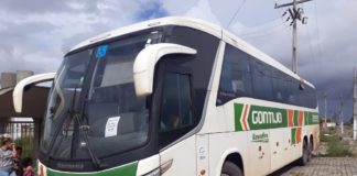 SEGUNDO ÔNIBUS VINDO DE SÃO PAULO É FLAGRADO PELA PM EM DESVIO DE ROTA NA CIDADE DE TOBIAS BARRETO