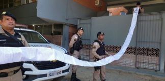 Homem de 32 anos com ficha criminal de cerca de 10 metros e suspeito de participar de mais de 300 roubos é detido em MG