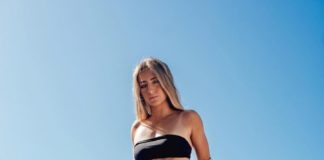 Bruna Griphao relembra clique de biquíni na praia