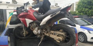 Força Tática recupera moto roubada em Tobias Barreto.