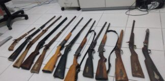 Polícia Civil apreende 13 armas de fogo em Boquim.
