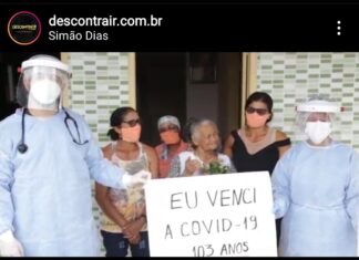 Aos 103 anos, idosa recebe alta em Simão Dias após vencer a Covid-19 confira o vídeo: