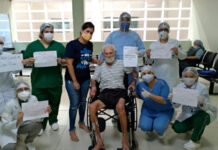 Idoso com 106 anos é curado do coronavírus e tem alta, na PB