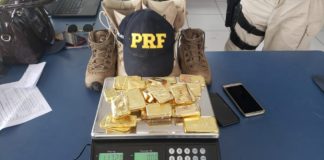Motorista esconde quase 12 kg de ouro maciço nas botas e é flagrado pela PRF na BR-316, no Pará