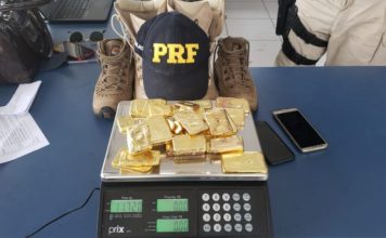 Motorista esconde quase 12 kg de ouro maciço nas botas e é flagrado pela PRF na BR-316, no Pará