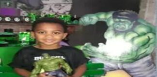 Menino de 4 anos é assassinado na própria festa de aniversário