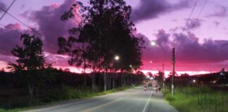 Cor do céu chamou a atenção no dia de Corpus Christi em Ipiaú e outras cidades da Bahia