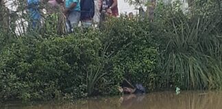 Homem morre afogado junto com sua esposa após cair com veículo em uma lagoa no povoado Peba em ITAPICURU/BA