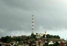 Tempo deve ser predominantemente nublado durante esta sexta-feira e o fim de semana em Sergipe