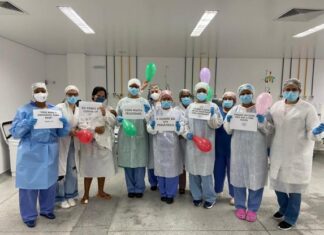 Covid- 19: Bebê de quatro meses recebe alta da CTI Pediátrica para Enfermaria do Huse