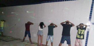 Policia Militar acaba com festa realizada no interior de um motel e apreende mais uma arma de fogo em Itabaiana.