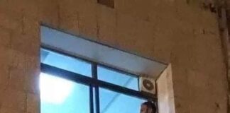 Filho escala parede do hospital e se despede da mãe internada por coronavírus