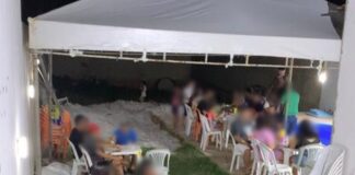 Ação conjunta interrompe festa com aproximadamente 30 pessoas no Jatobá