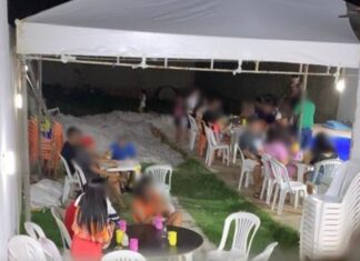 Ação conjunta interrompe festa com aproximadamente 30 pessoas no Jatobá