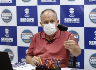 Governador de Sergipe testa positivo para Covid-19