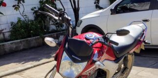 TOBIAS BARRETO: CTTU APREENDE MOTO COM RESTRIÇÃO DE ROUBO.