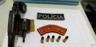 PM apreende dois adolescentes e uma arma de fogo, durante abordagem em Itabaiaininha