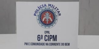 Policiais Militares da 6ªCIPM prendem em flagrante delito, homem que portava arma de fogo em Rio Real
