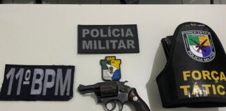PM apreende segunda arma de fogo na mesma tarde em Itabaianinha.