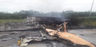 Acidente na BR-101 deixa um homem morto e pista parcialmente bloqueada