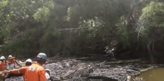 Vazamento de óleo atinge Rio Sergipe em Riachuelo