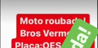 Policiais Militares de Itapicuru recuperam moto que foi roubada em Tobias Barreto.