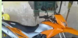 Moto furtada em Tobias Barreto – SE.