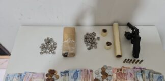 Polícia Civil de Propriá prende dois suspeitos, apreende droga e arma de fogo