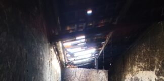 Casa pega fogo na manhã desta segunda-feira (31) em Tobias Barreto.