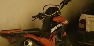 PM DE POÇO VERDE TROCA TIROS COM BANDIDOS E RECUPERA MOTOCICLETA COM RESTRIÇÃO DE ROUBO